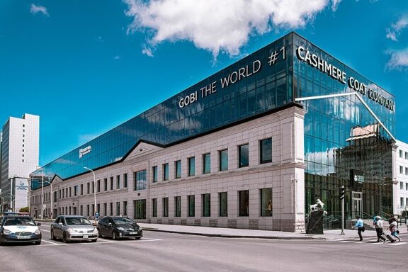 Modern Building in Ulaanbaatar Cityscape The Galleria Ulaanbaatar Shopping Mall