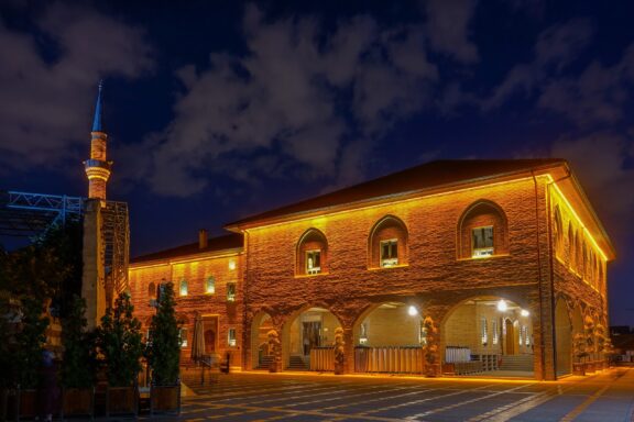 Haci Hayarm Mosque, originally built in the early 15th century