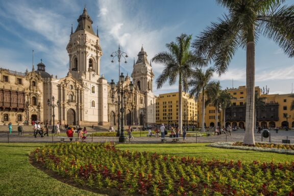 Historic Center of Lima with Cathedral and Plaza Historic Centre of Lima, reflecting Lima's rich colonial heritage