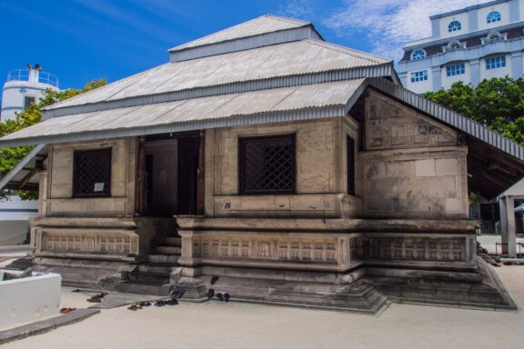 Old Mosque Building in Urban Setting Male hukuru miskiy jun 15 is also known as the