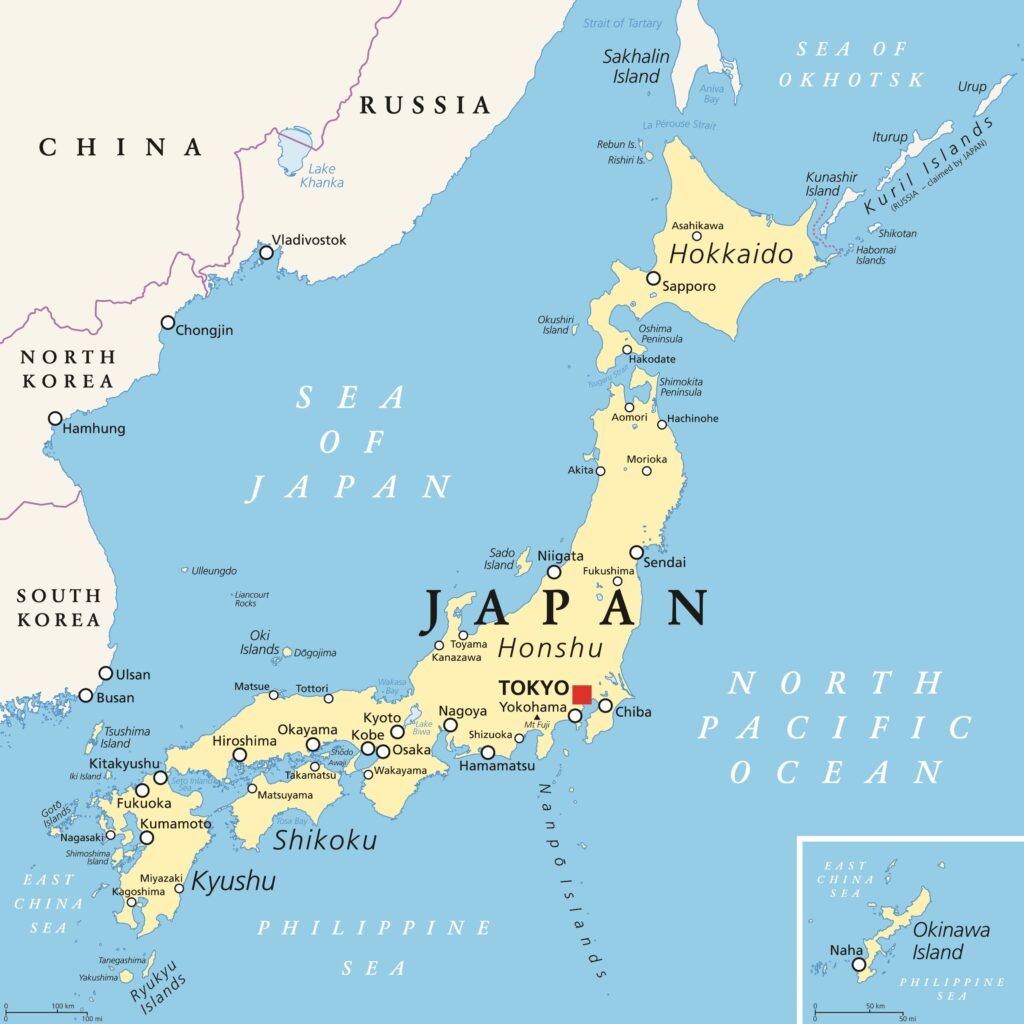 Japan map