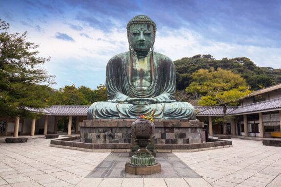 The Great Buddha of Kamakura, dating back to the 13th century