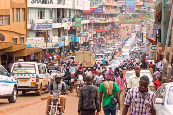 Everyday vistas of Kampala's bustling avenues