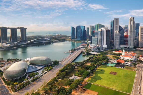 The grand landscape of Singapore