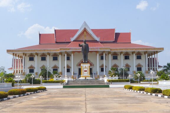 Lao National Museum, showcasing the country's history, from prehistoric times to modernity.