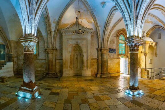 Last Supper Room, also known as the Cenacle