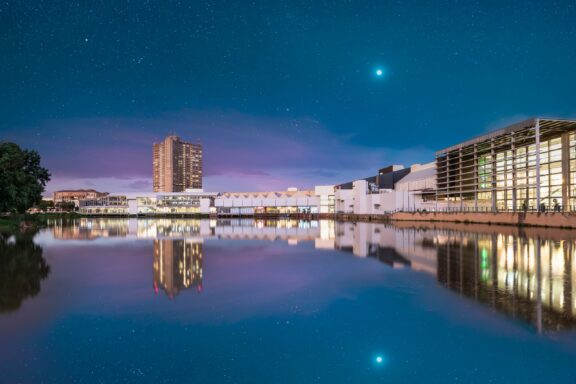 The Loch Logan Waterfront, shopping and entertainment complex located in Bloemfontein