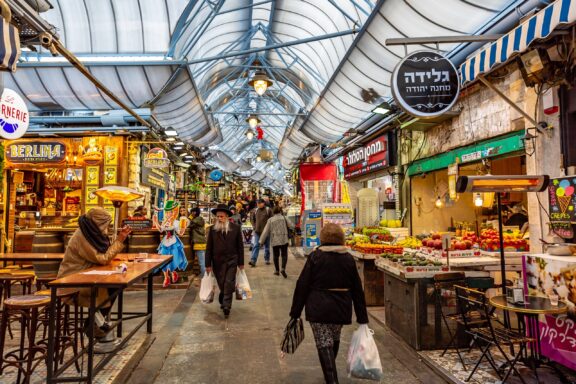 Mahane Yehuda Market, established in the late 19th century