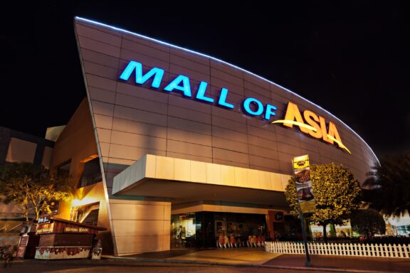 The Mall of Asia, one of the largest shopping malls in the Philippines and the world