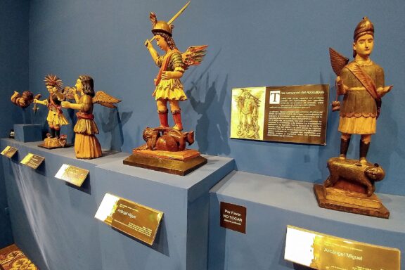 Exhibits inside the Museum of Sacred Art