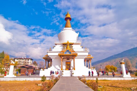 The National Memorial Chorten in Thimphu