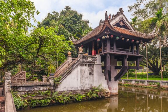 One Pillar Pagoda in Hanoi, Vietnam The One Pillar Pagoda,Hanoi