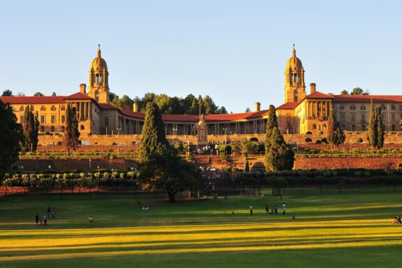 The Union Buildings, designed by the renowned British architect Sir Herbert Baker in 1910