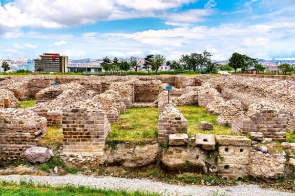 Roman Bath Ruins in Ankara Ruins of Roman Bath in Ankara