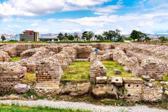 Ruins of Roman Bath in Ankara