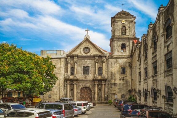 San Augustin Church, built in 1586 by the Augustinians