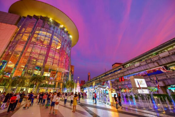 Siam Paragon, one of the most popular shopping malls in Bangkok