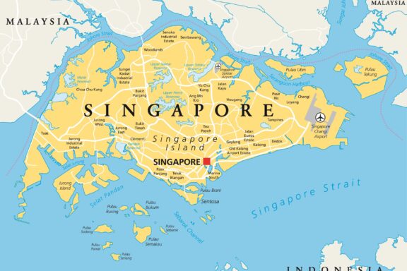 Map of Singapore