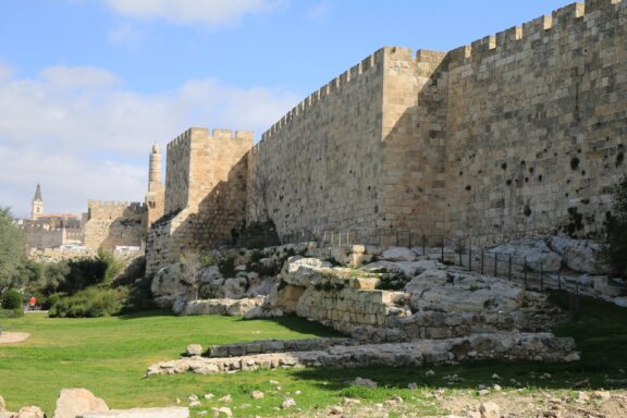 Historical Suleiman the Magnificent Walls, reflecting the rich architectural heritage of the city