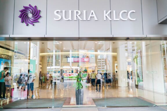 Entrance of Suria KLCC Shopping Mall Suria KLCC, a premier shopping destination