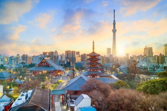 Skyline of Tokyo