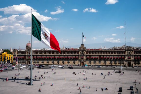 Zócalo Square, one of the largest city squares in the world