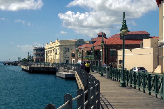 Bridgetown Boardwalk by the Waterfront Bridgetown broadwalk in Bridgetown