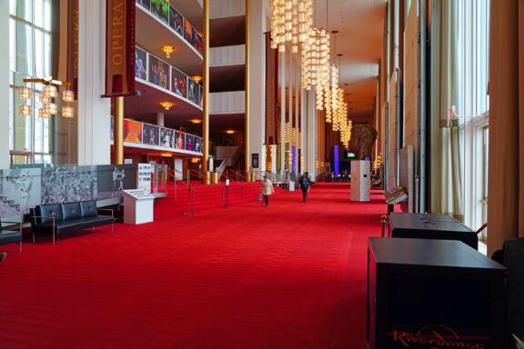 Interior of the John F. Kennedy Center for the Performing Arts