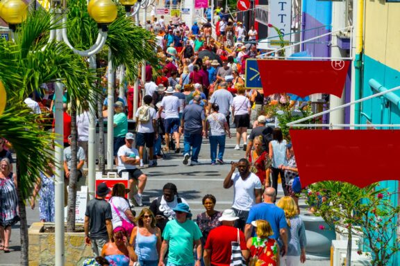 Crowded streets in St. John's