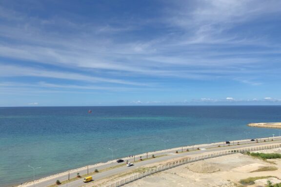 Coastal Road Along Ela Beach, Port Moresby Ela Beach within Port Moresby