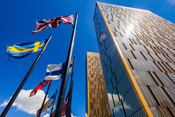 Flags in Front of the European Court of Justice Building European Court of Justice, established in 1952, plays a crucial role in European Union law
