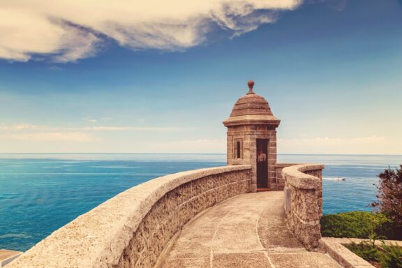 Fort Antoine, originally built as a military fortress in the early 18th century, today serves as an open-air theater