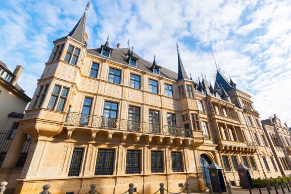 Facade of the Grand Ducal Palace Grand Ducal Palace, built in the late 16th century, serves as the official residence of the Grand Duke of Luxembourg