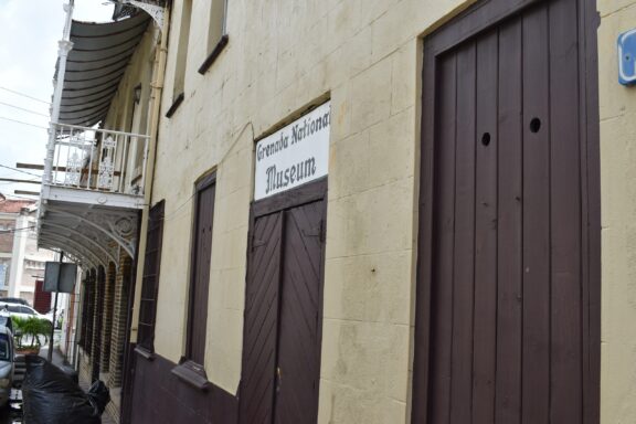 Exterior View of Grenada National Museum Building Grenada National Museum, housed in a French barracks from 1704