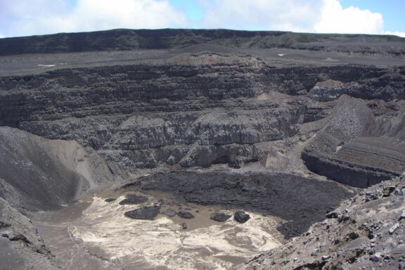 Karthala Volcano, the highest point in the Comoros