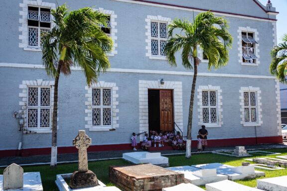 Kingstown Methodist Church with Cemetery Kingstown Methodist Church, playing an active role in social events