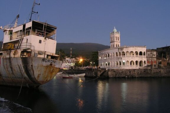 Moroni Harbor, a vital hub for both fishing and international trade