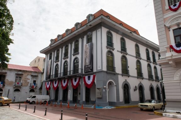 Exterior View of Panama Canal Museum Building Panama Canal Museum features everything from early planning maps to antique machinery