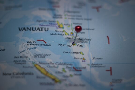 Pinned location of Port Vila