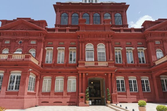 The Red House, the seat of the Parliament since 1907