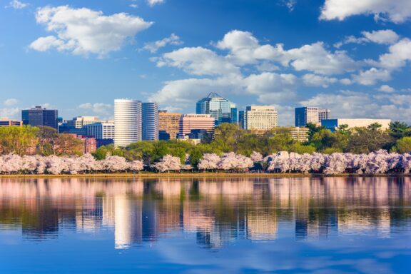 Rosslyn-Arlington Business District, a major economic hub across the river from D.C.