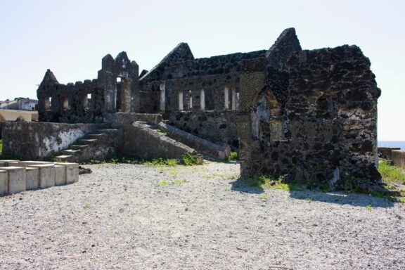 Ruins of a Sultan's Palace Ruins of Sultan's Palace, once the opulent residence of the Sultan Said Ali bin Said Omar