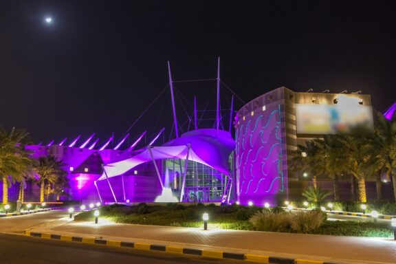 Scientific Center, features educational exhibits and includes one of the largest aquariums in the Middle East