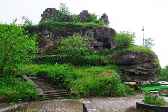 Stone Fortress Ruins with Staircase Skaline Fortress, which served as a key defensive stronghold for multiple empires