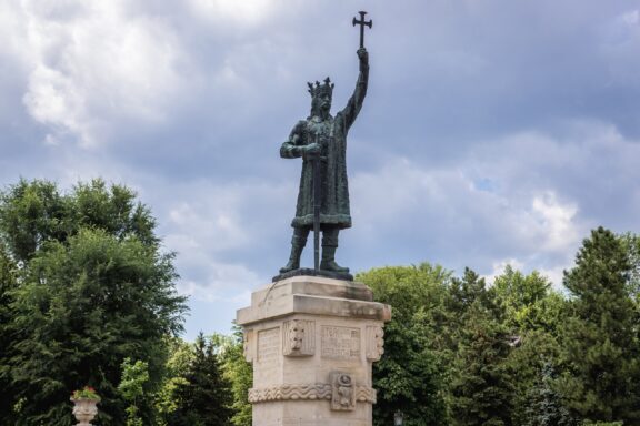 Statue of Stephen the Great Stephen III the Great Monument in Chisinau
