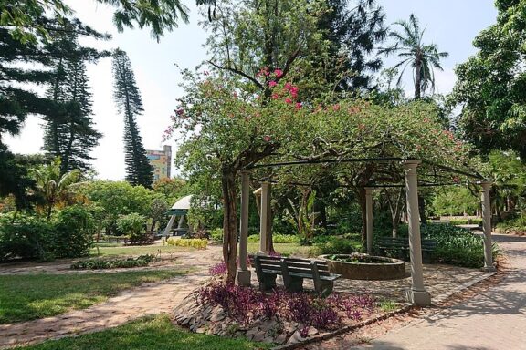 Tunduru Gardens, designed in 1885 by British gardener Thomas Honney