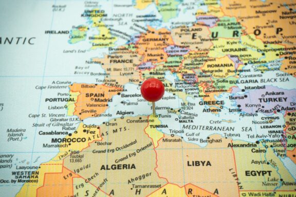 Location Pin on Tunis, Tunisia Map Pinned location of Tunis, Tunisia