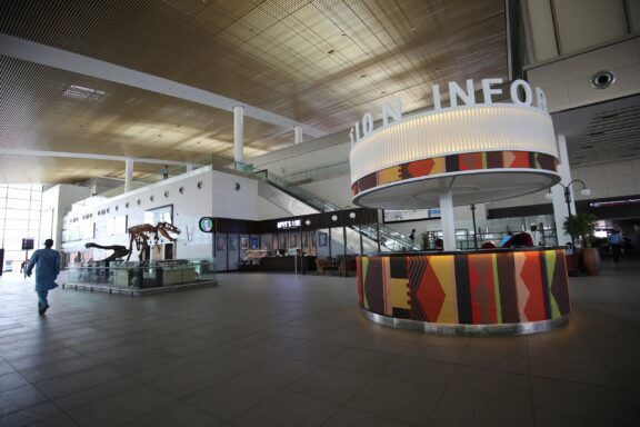 Interior of Diori Hamani International Airport Diori Hamani International Airport, the main gateway to Niger