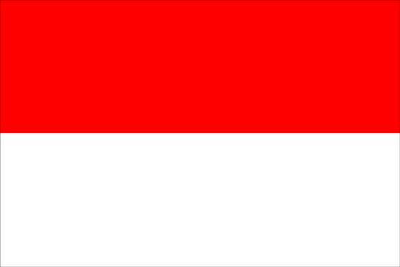 Flag of Indonesia, symbolizing a universal narrative of courage and purity within its national identity