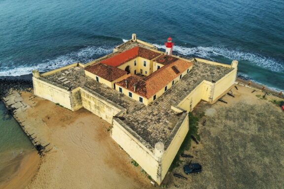 Fort São Sebastião, initially built in the 16th century